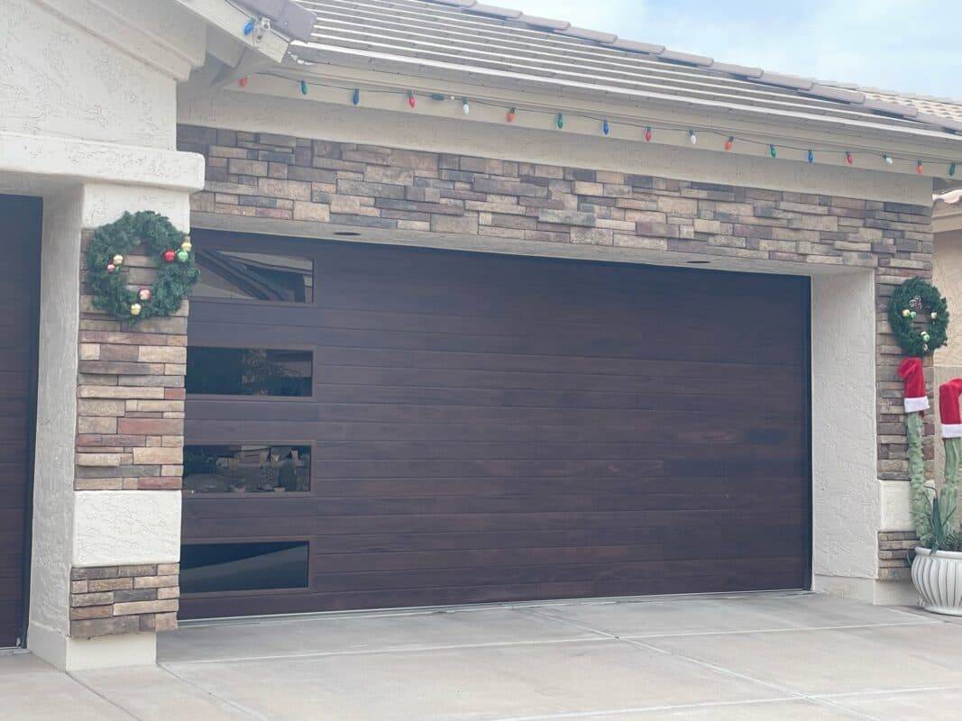Garage door sized and installed by State 48 Garage Doors
